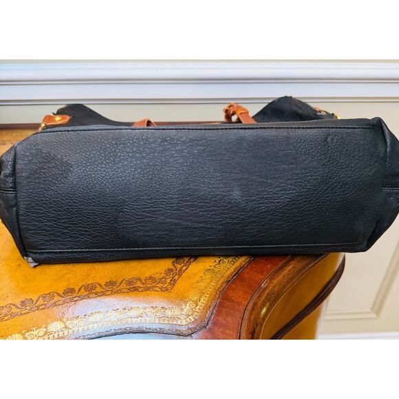 Navy Tote Shoulder Bag Purchased in Italy - Picture 9 of 10